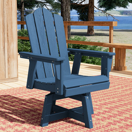 Swivel Dining Chair - Navy