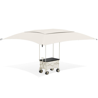 3-in-1 Collapsible Wagon with Canopy & Tabletop